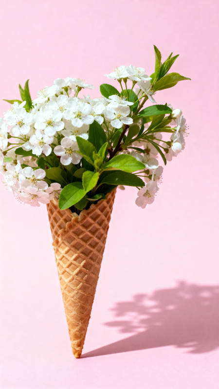 花束冰激凌图片