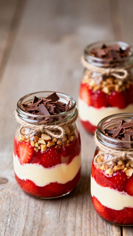 草莓奶酪杯图片