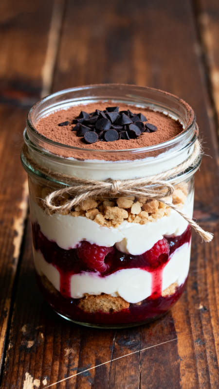 莓果巧克力杯蛋糕图片