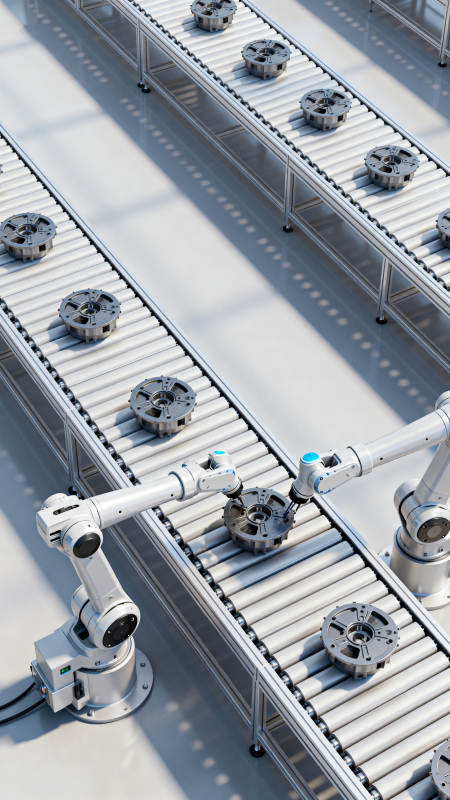 智能生产线作业图片