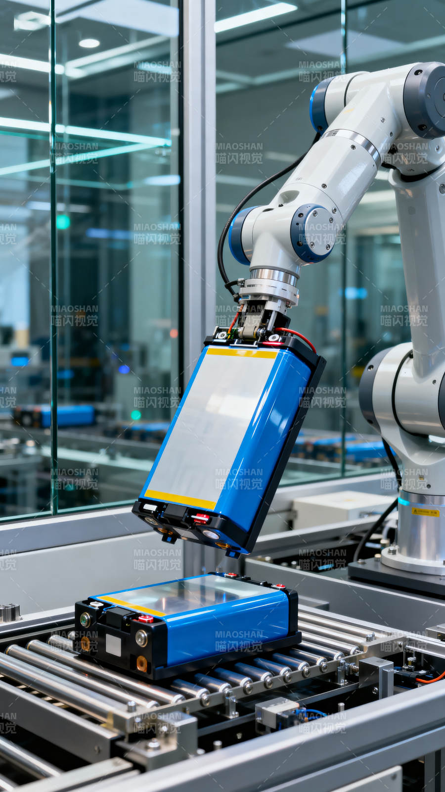 智能机器人装配线图片