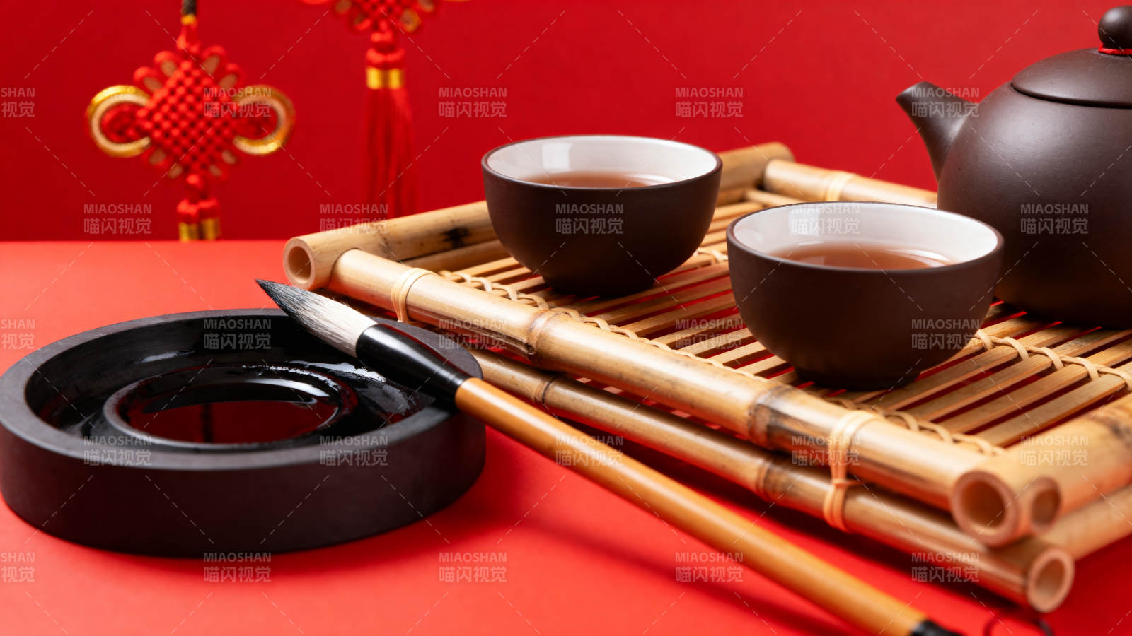 茶香四溢 竹韵悠然图片