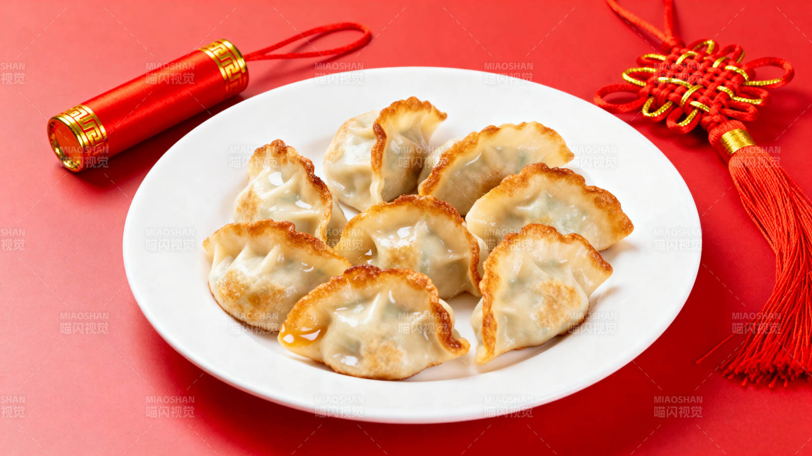 金元宝饺子迎新春图片