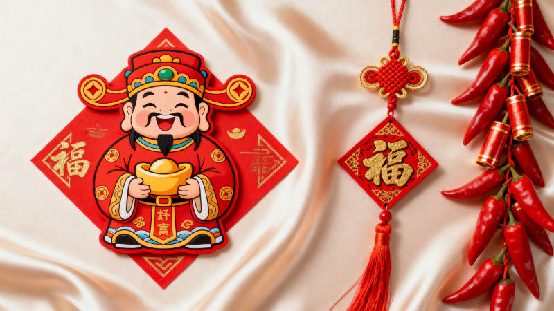 财神送福迎新春图片