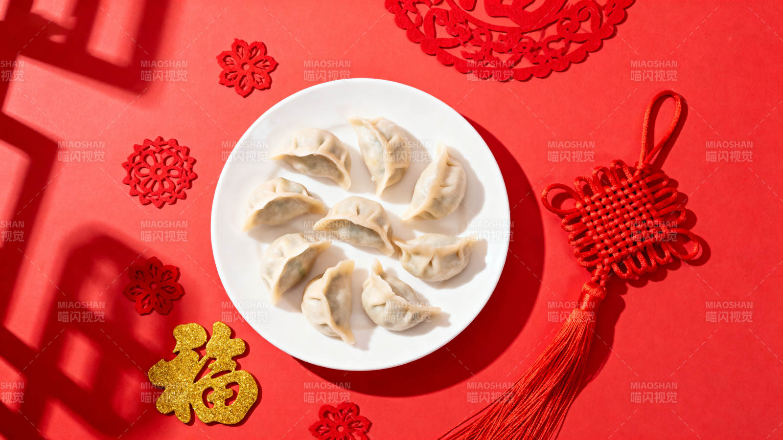 春节饺子迎福年图片