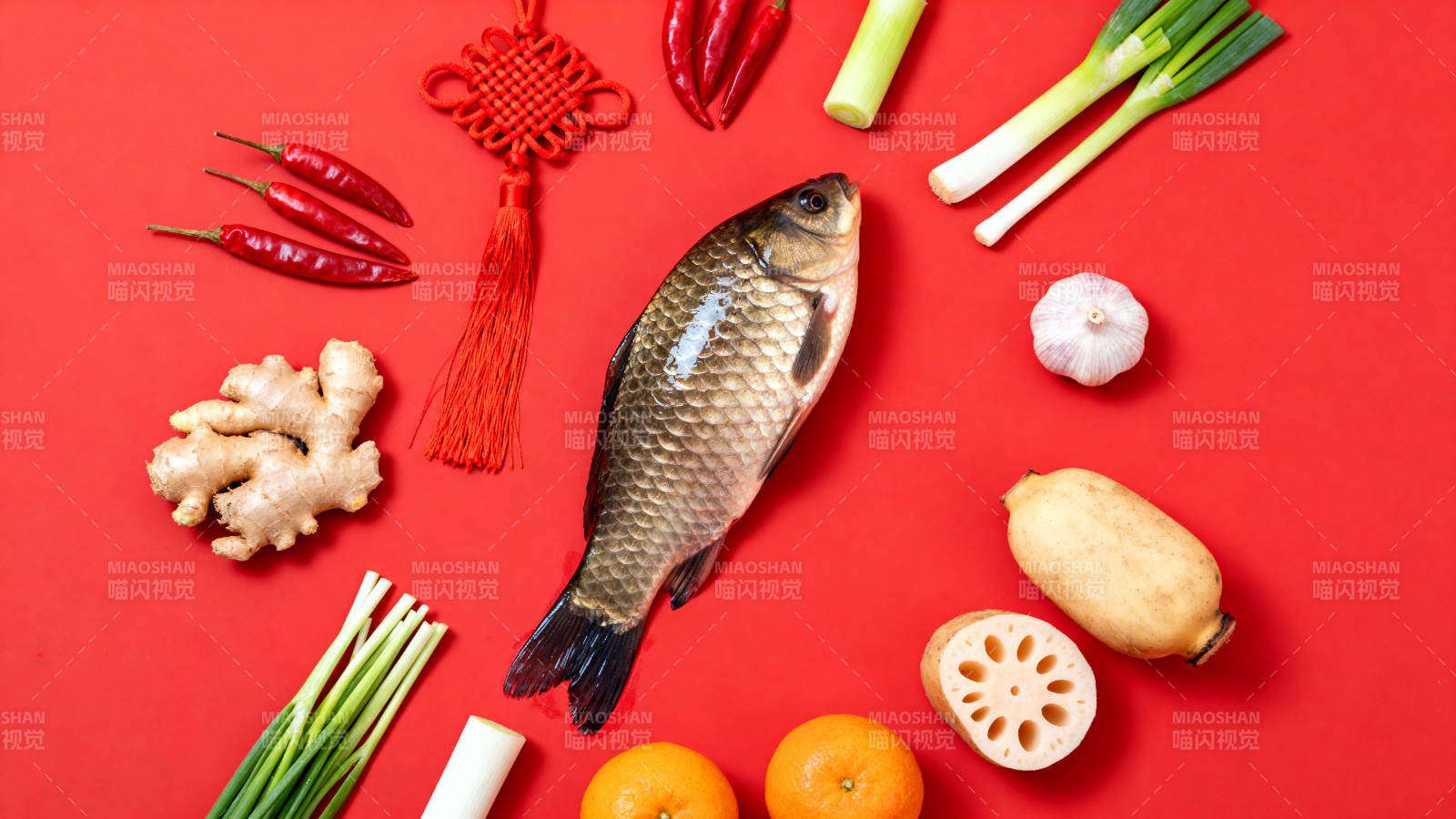 年味食材拼盘图片