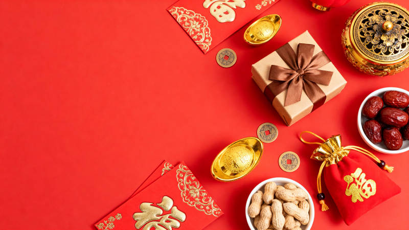 春节喜庆布置图片