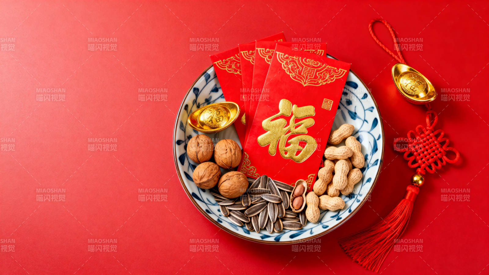 新春福满盘图片