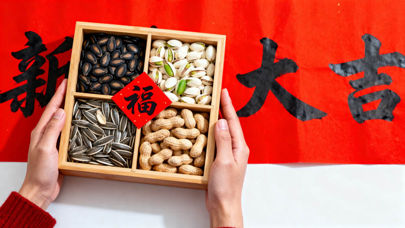 新春坚果礼盒图片