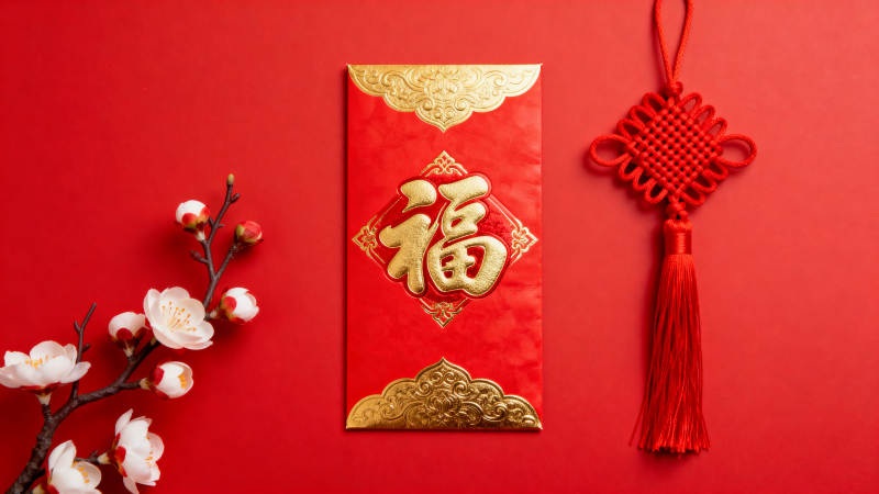 新春福袋迎祥瑞图片