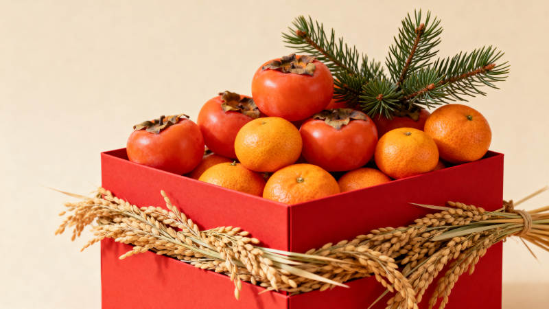 红盒果香迎新春图片