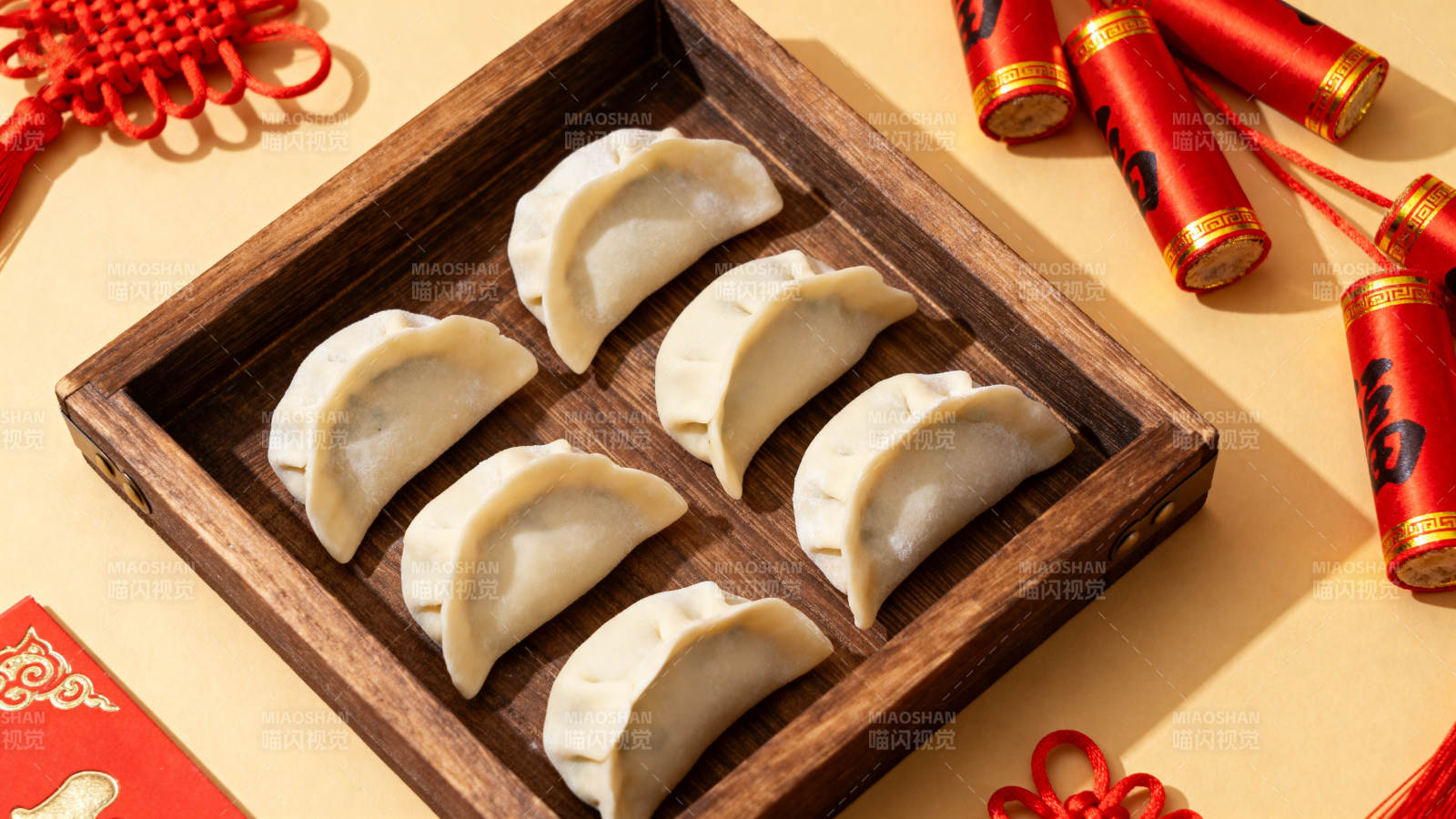饺子迎新春图片