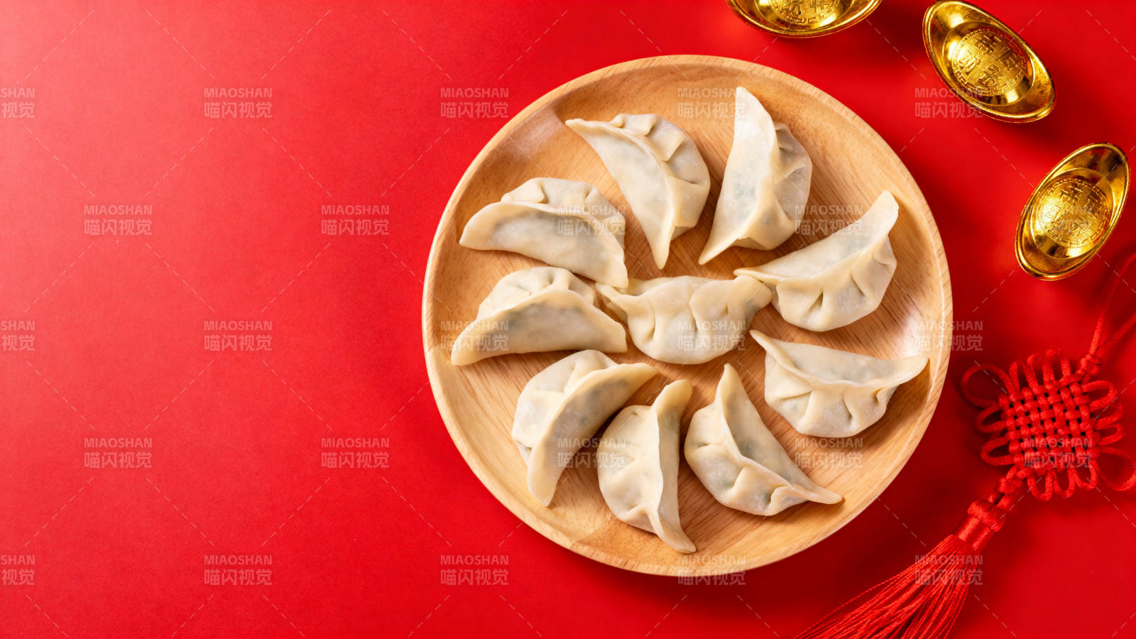 饺子迎新春图片