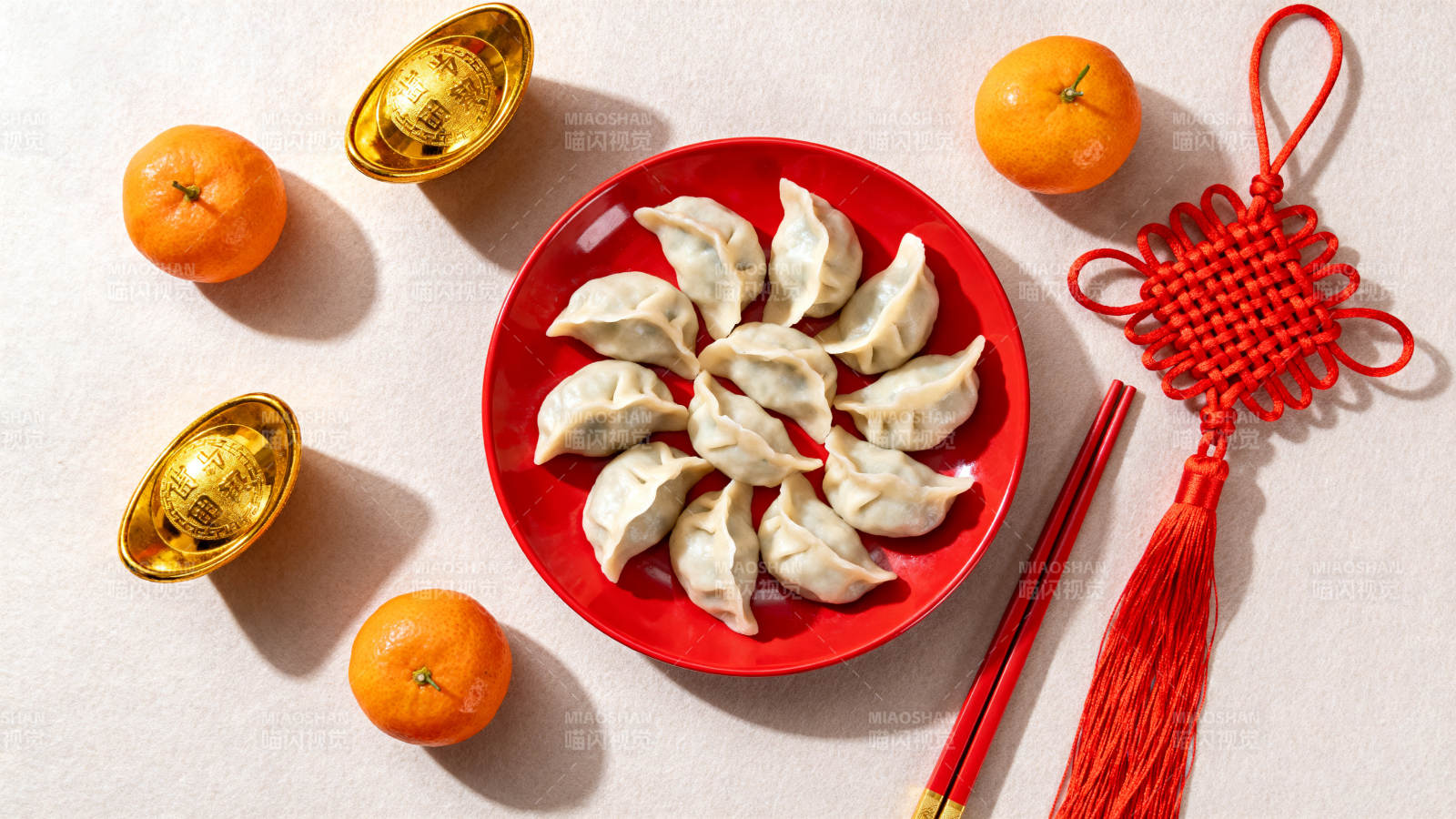 新春饺子团圆宴图片