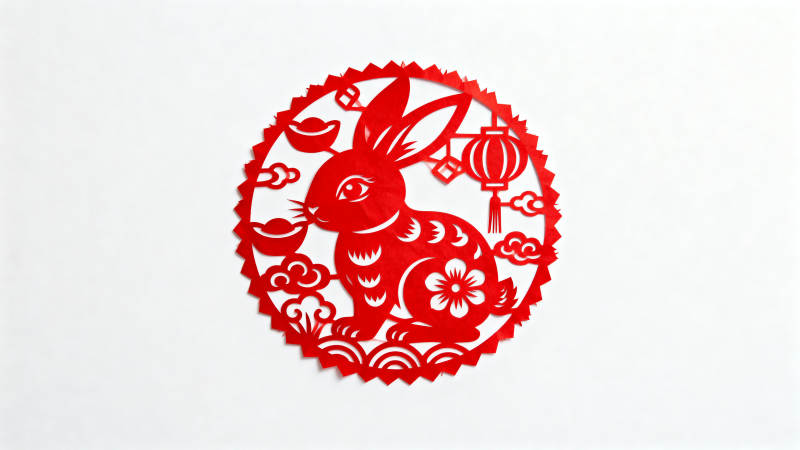 兔年剪纸艺术图片