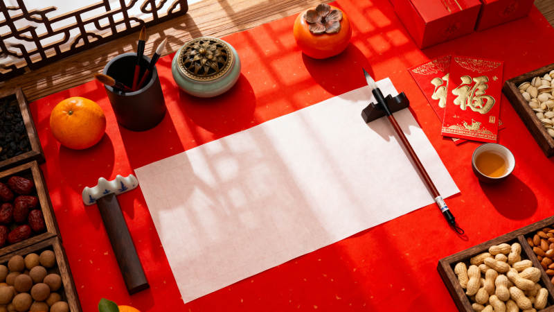 新春写福字图片