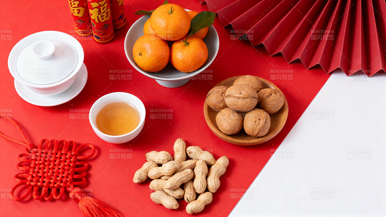 春节年货摆盘图片