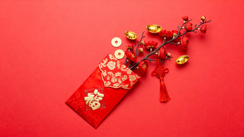 新春红包喜庆装饰图片