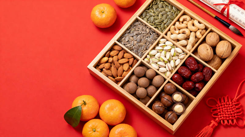 坚果果干年货礼盒图片