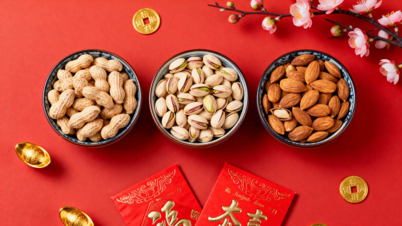 新春坚果礼盒图片