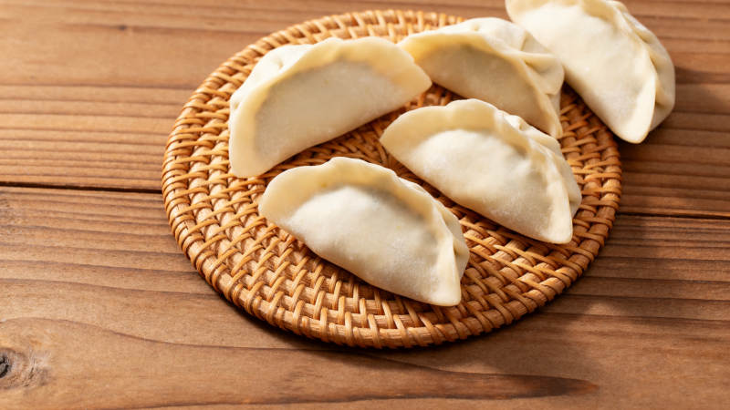 饺子摆盘图图片