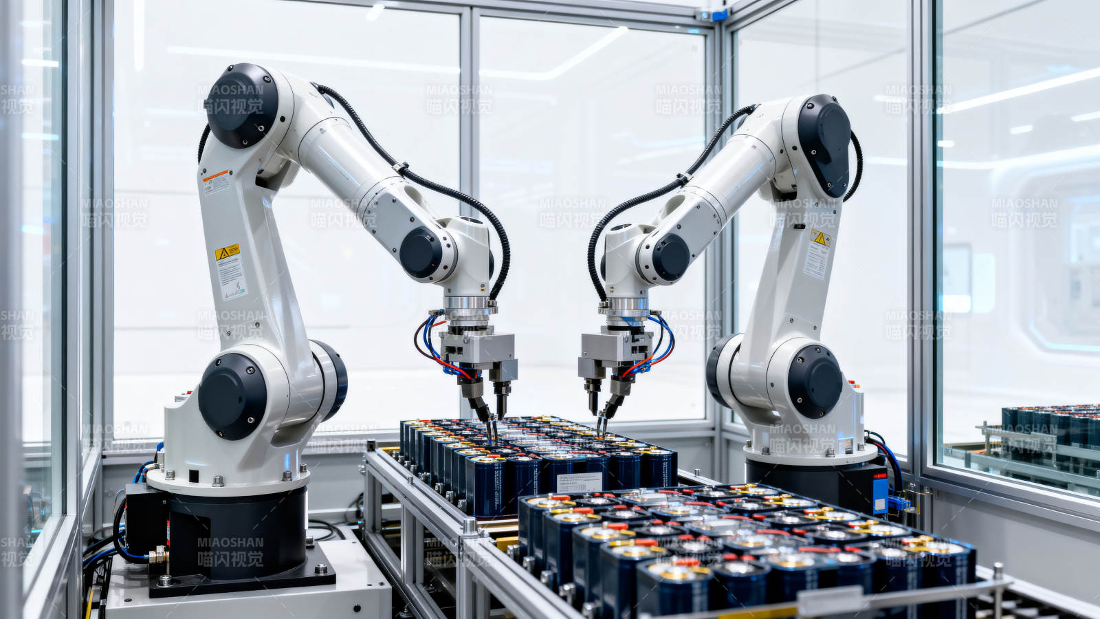 智能机器人装配线图片