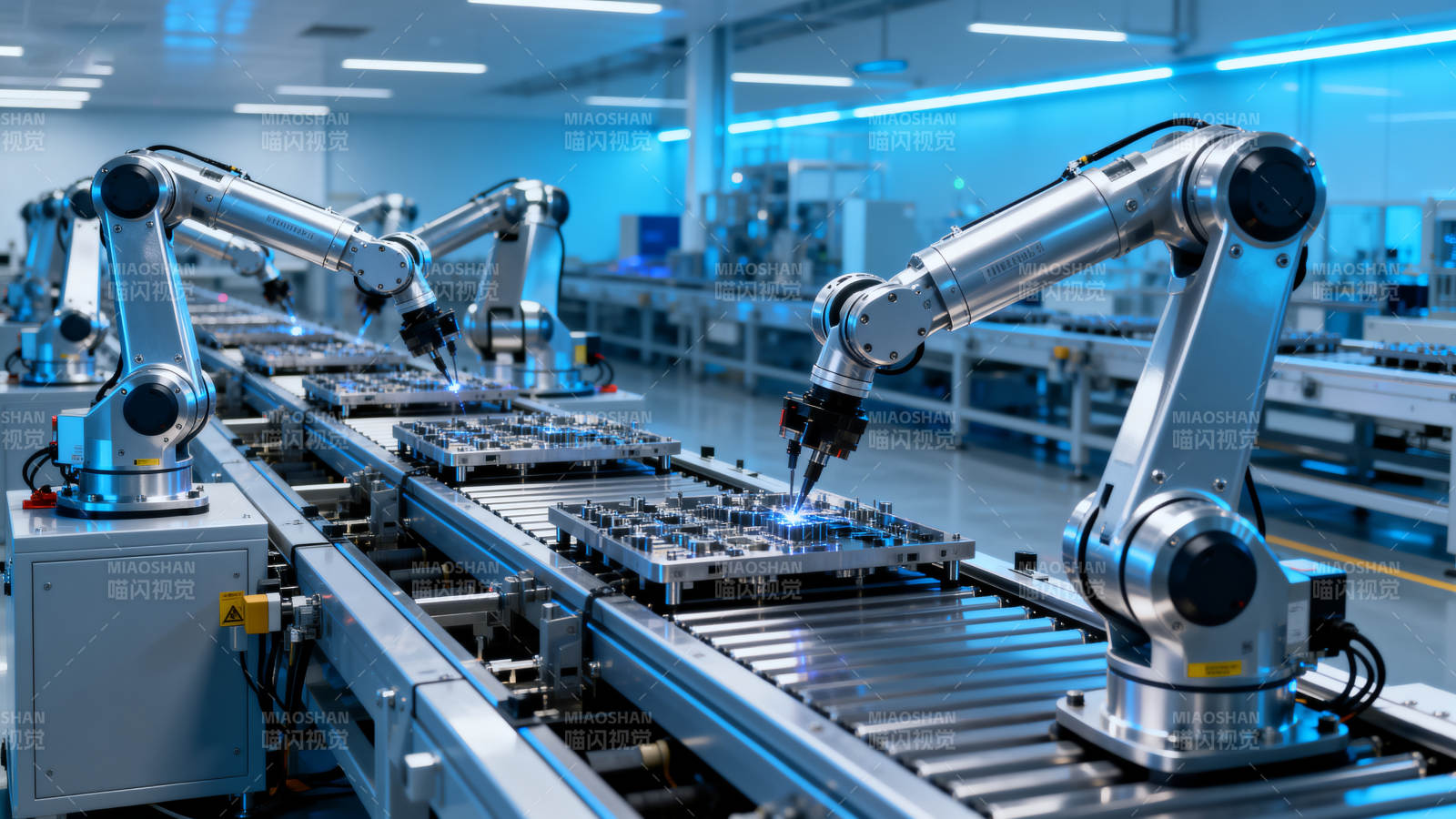 智能工厂自动化生产图片