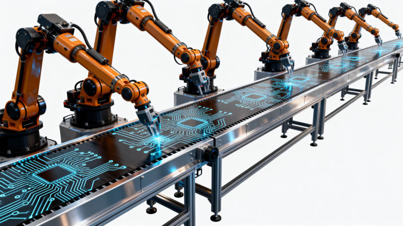 智能生产线图片