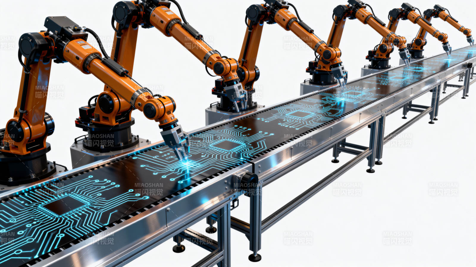 智能生产线图片