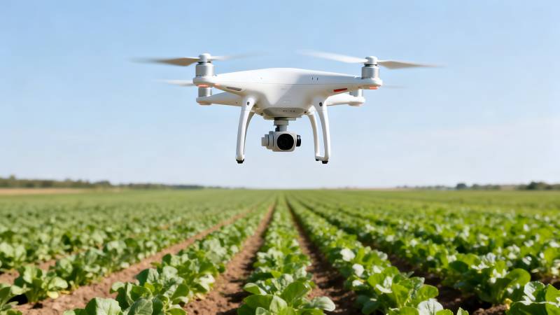 无人机农田巡检图片