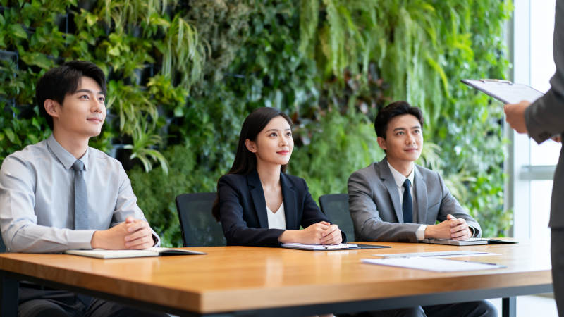 职场会议场景图片