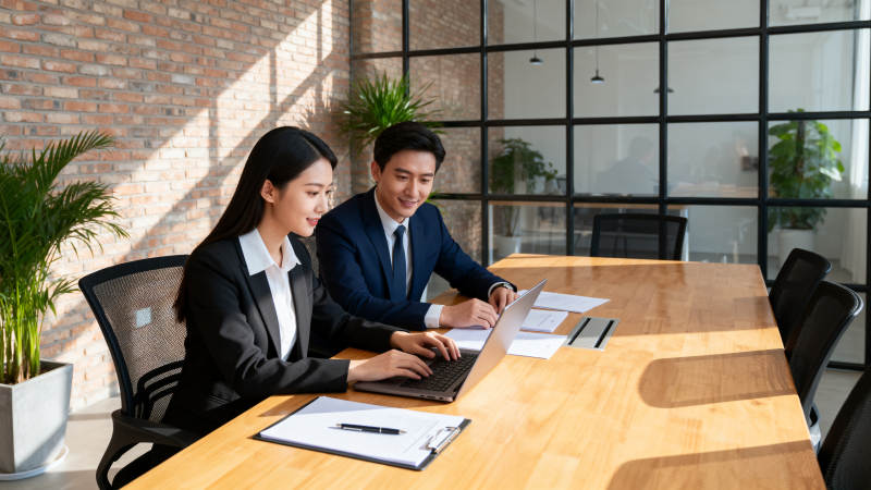 商务会议专注工作图片