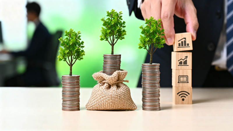 财富增长与投资图片
