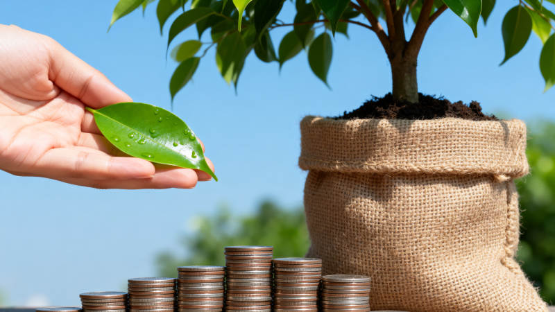 绿色金融 财富成长图片