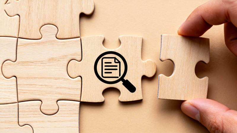 拼图中的搜索图标图片