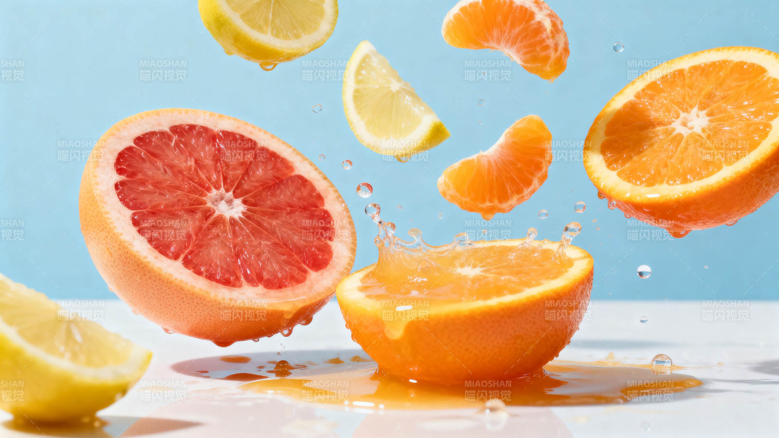 水果飞溅瞬间图片