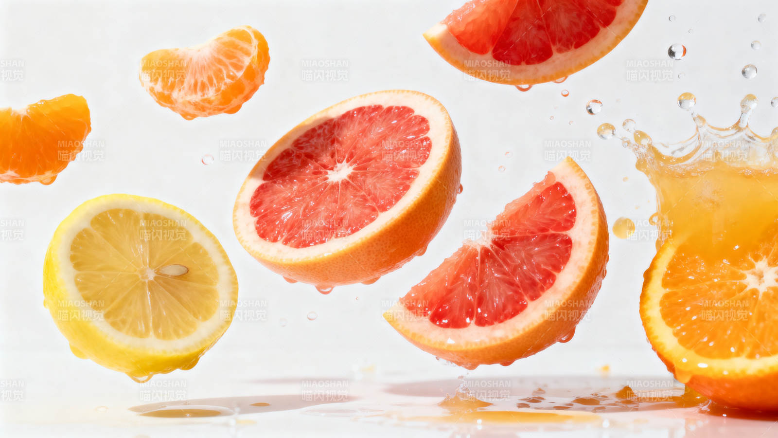 水果飞溅瞬间图片