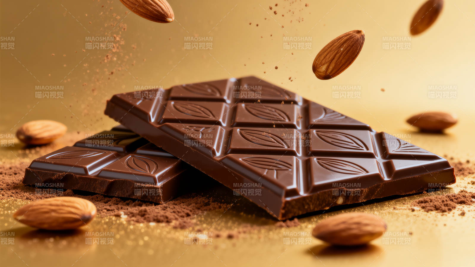巧克力与杏仁的美味邂逅图片