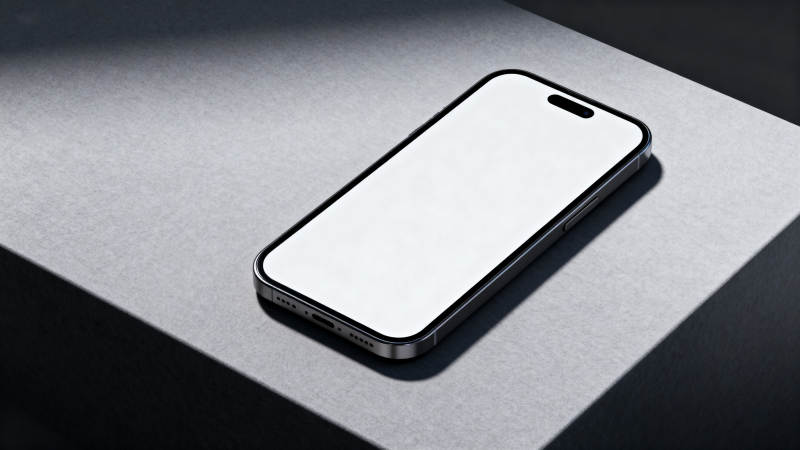 简约手机静置图图片