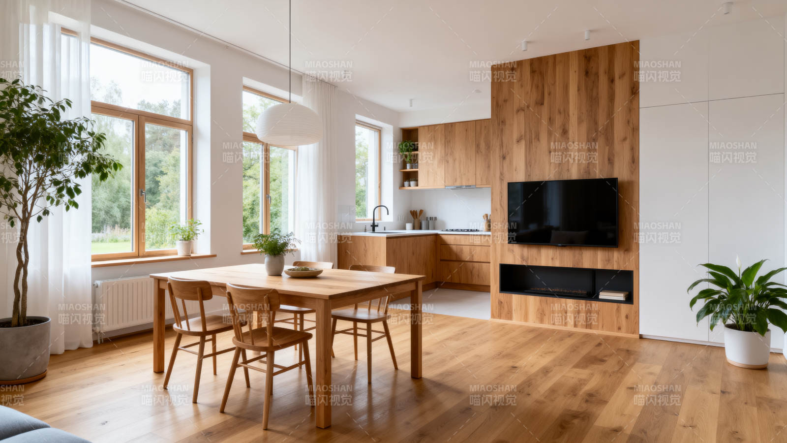 现代简约木质家居图片