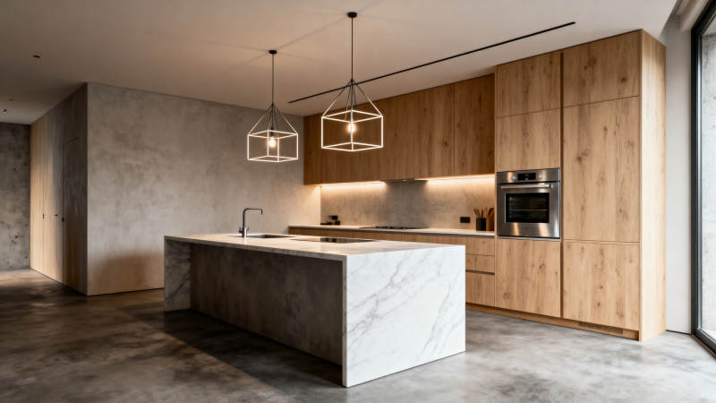 现代简约厨房设计图片