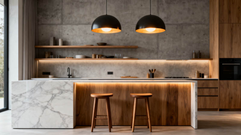 现代简约厨房设计图片