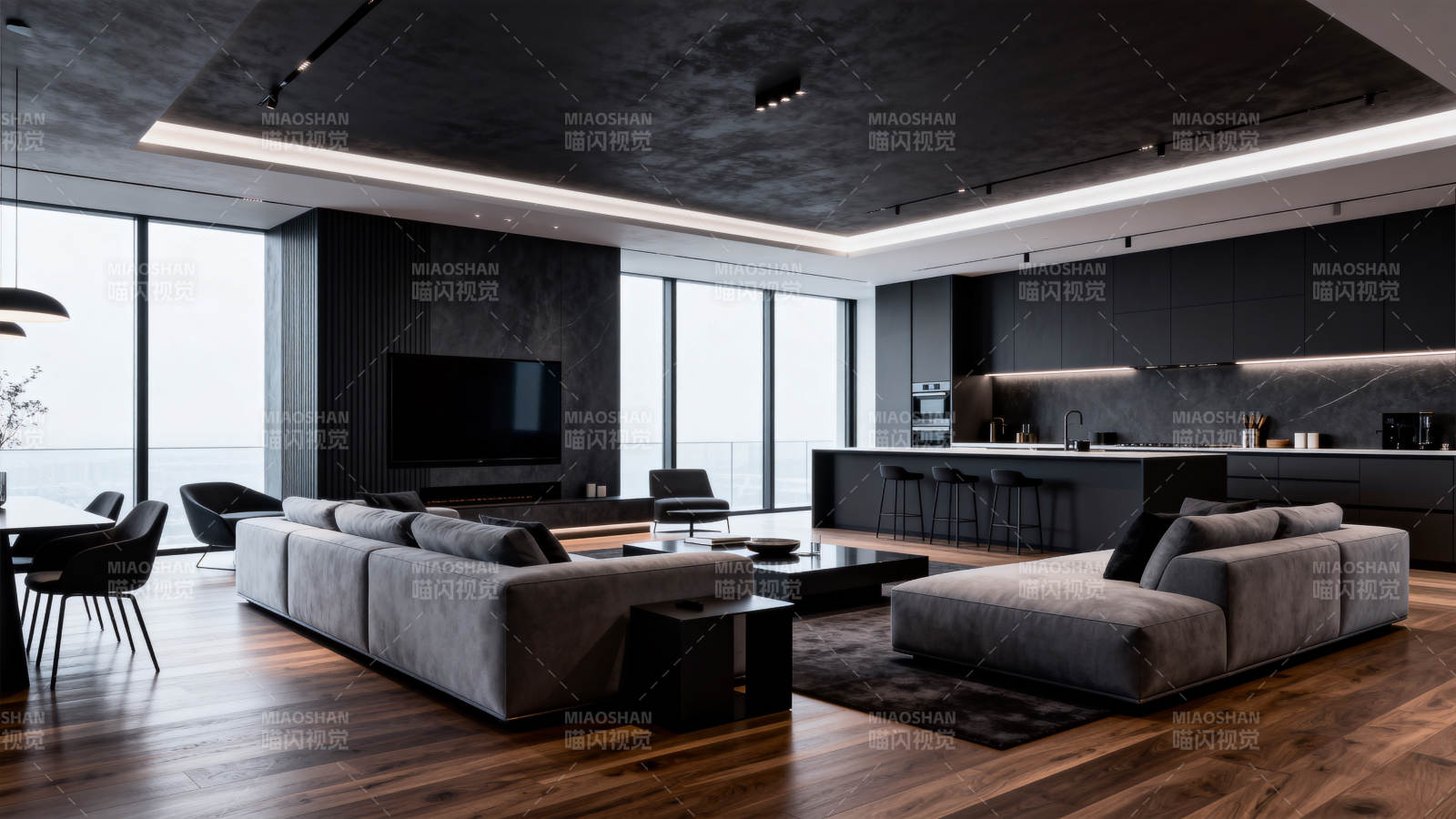 现代简约客厅设计图片