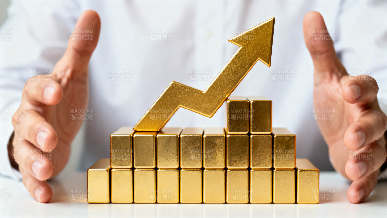 黄金价格上涨图片