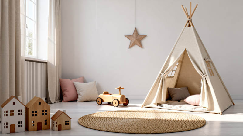 温馨儿童房布置图片