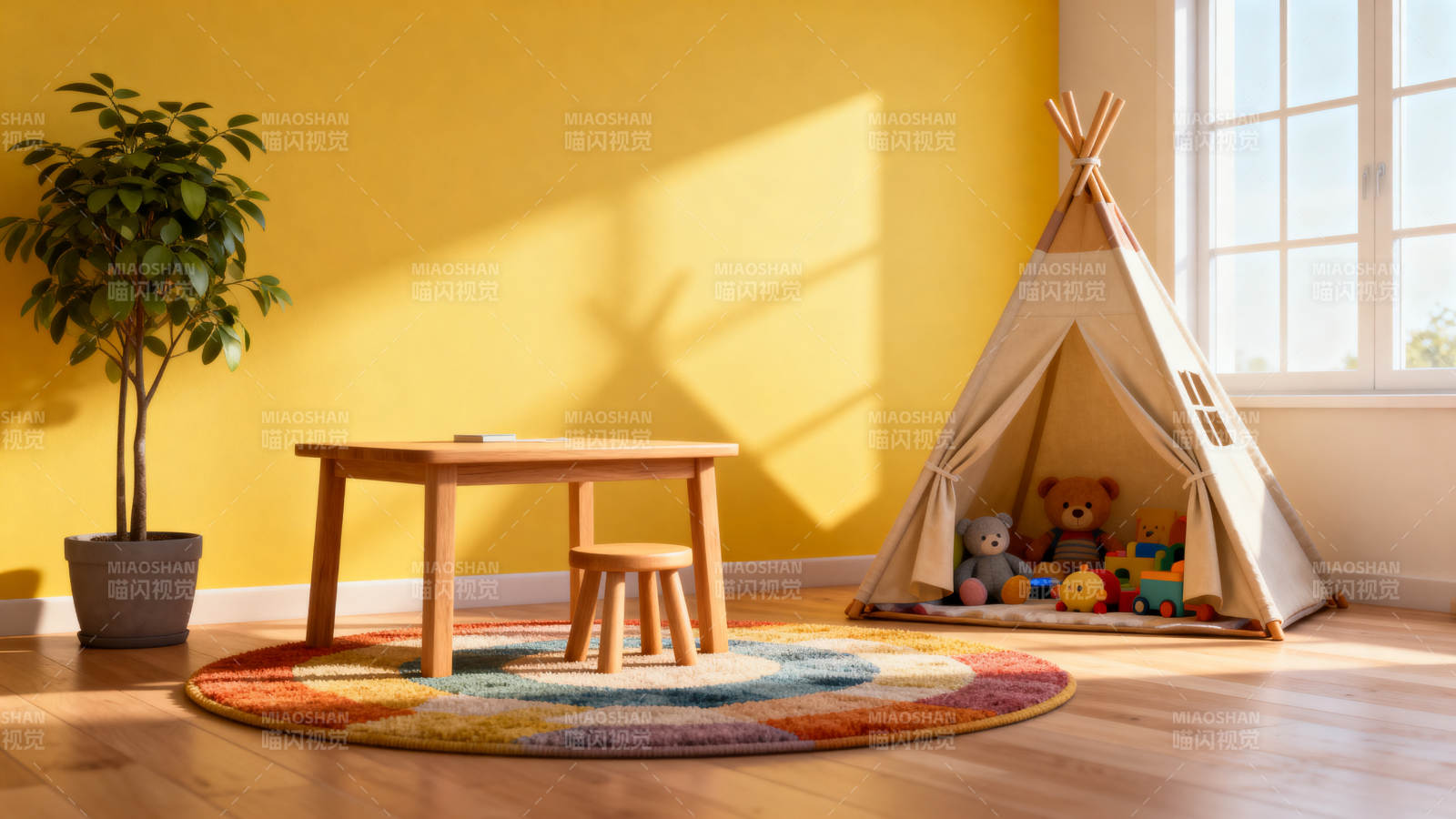 温馨儿童游戏角图片