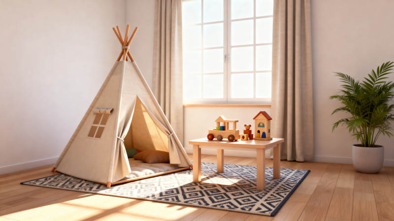 温馨儿童游戏角图片