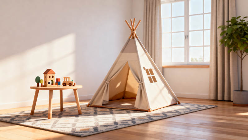 温馨儿童游戏角图片