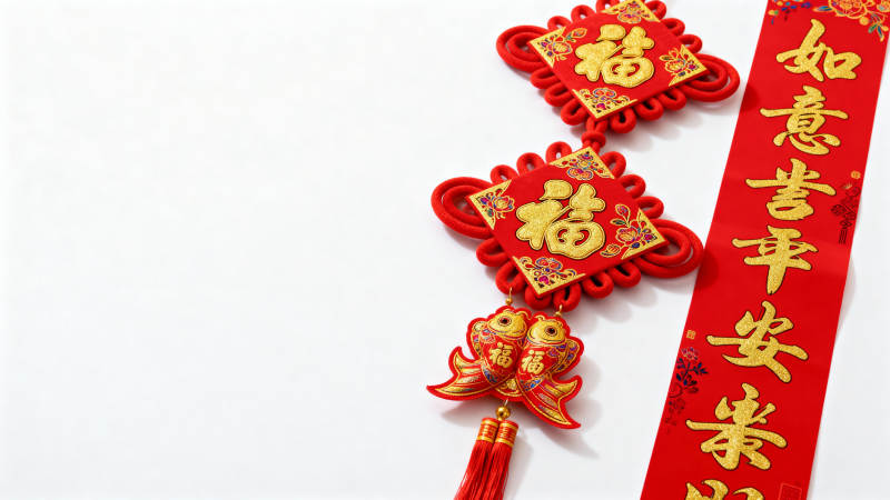 福字挂饰迎新春图片