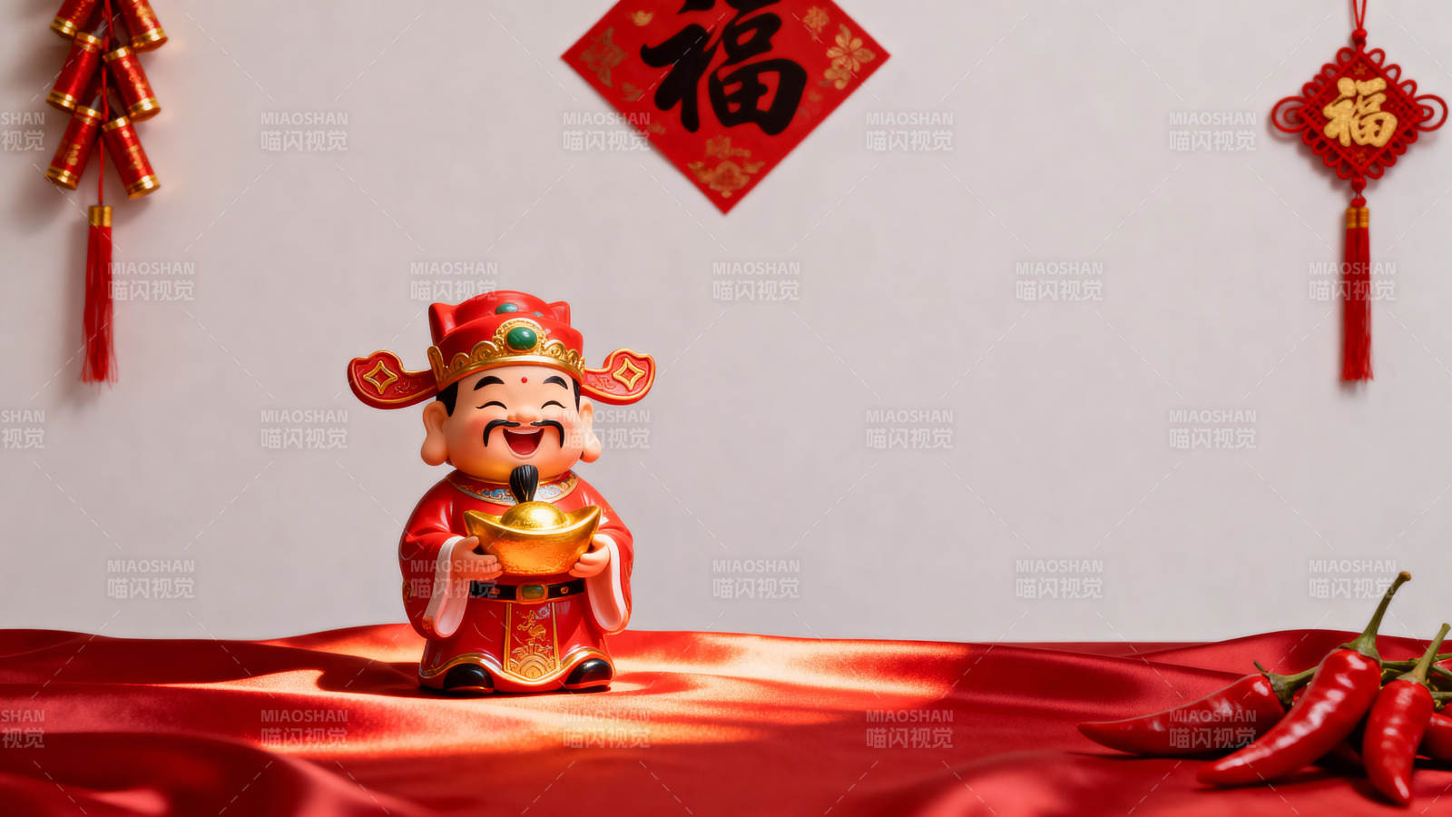 财神送福迎新春图片